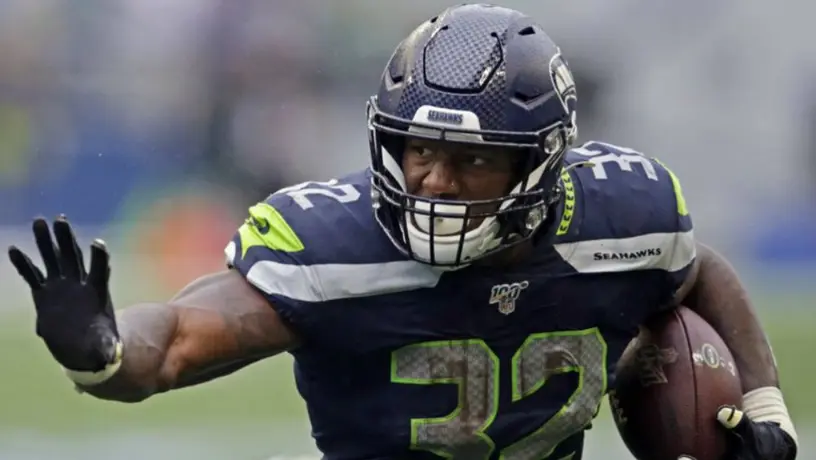 NFL: Chris Carson y Carlos Hyde, baja de Seattle Seahawks ante Rams