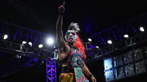 Psycho Clown, el héroe de la noche pese a la derrota
