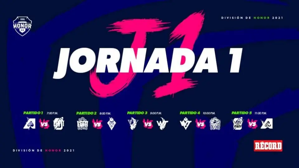Arranca la División de Honor con la Jornada 1 del Apertura 2021