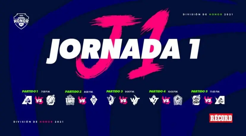 Arranca la División de Honor con la Jornada 1 del Apertura 2021
