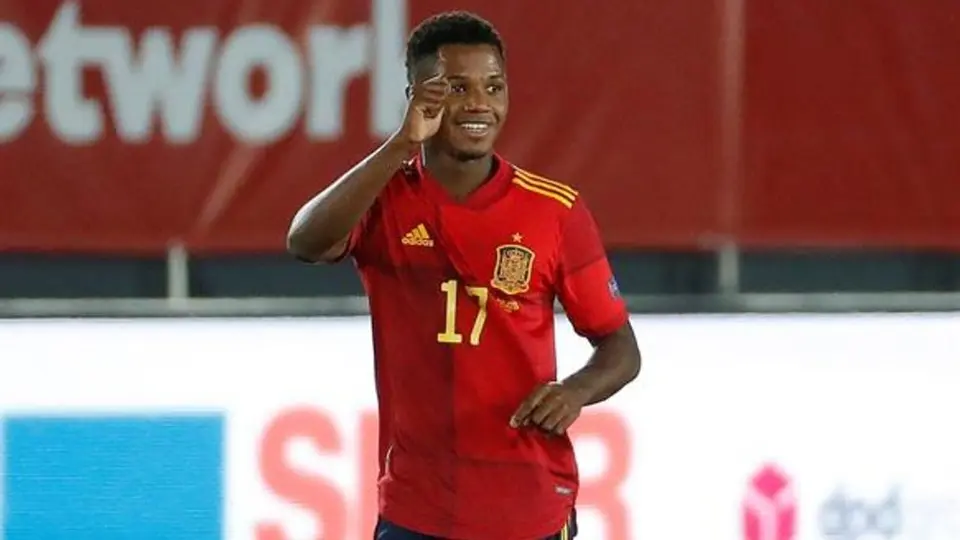 España: Ansu Fati se convirtió en el goleador más joven en la historia de la selección