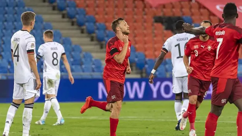 UEFA Nations League: Suiza vino de atrás y rescató empate sobre Alemania