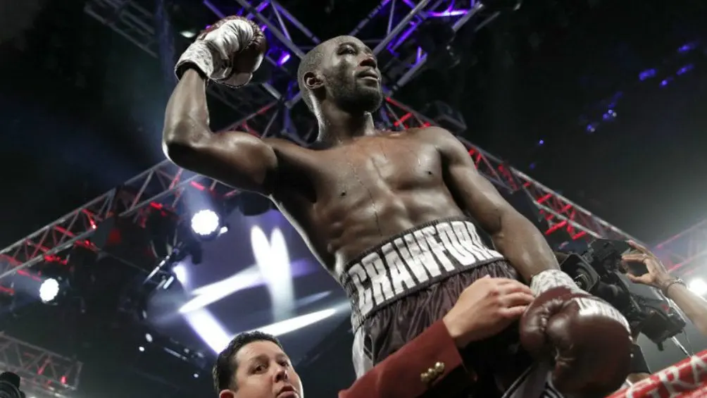 Terence Crawford celebra victoria | AP