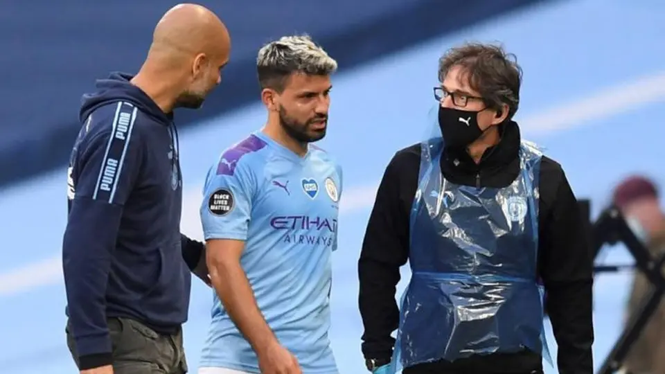 Manchester City: Pep Guardiola confirmó que Kun Agüero será baja "algunas semanas más"