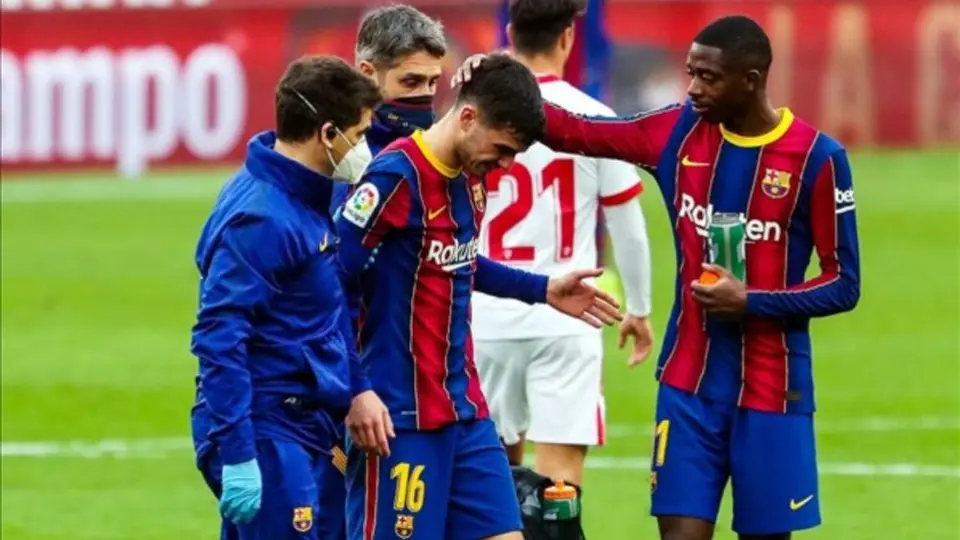 Barcelona: Pedri sufrió una lesión muscular en su pierna derecha ante el Sevilla