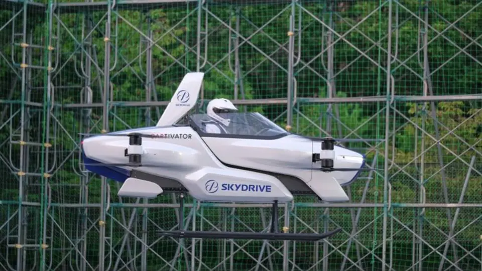 Japón realizó con éxito la primera prueba del coche volador