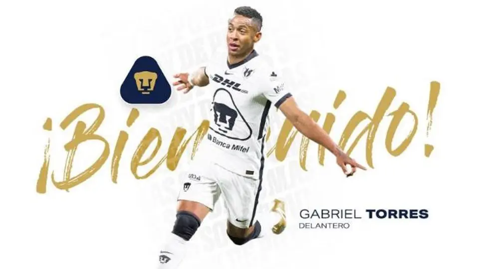 Pumas: Gabriel Torres fue anunciado como nuevo refuerzo de los universitarios