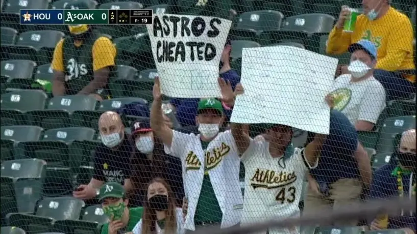 MLB: Afición de Oakland recibió a Astros de Houston con abucheos e insultos