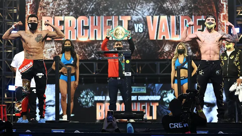 'Alacrán' Berchelt y Óscar Valdez 'noquearon' la báscula en ceremonia de pesaje