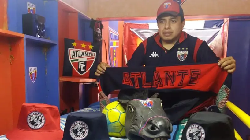 Atlante: 'Potro Corona', el fan azulgrana que lleva los colores en el corazón