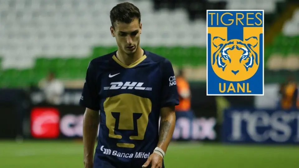 Pumas: Juan Ignacio Dinenno, en la mira de Tigres para el Apertura 2020