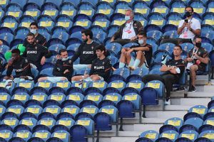 Video: Cristiano Ronaldo, 'regañado' por no usar cubrebocas en el Portugal vs Croacia