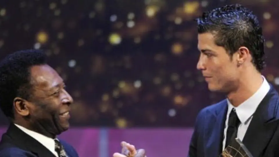 Pelé felicitó a Cristiano Ronaldo por superar su récord de goles