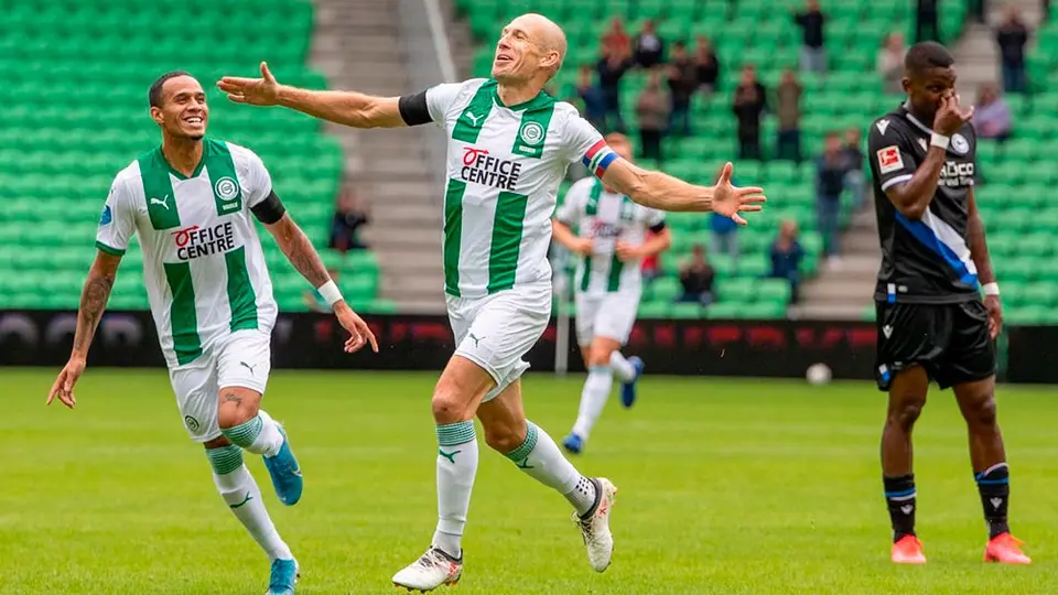 Video: Arjen Robben anotó un gol con el Groningen 18 años después
