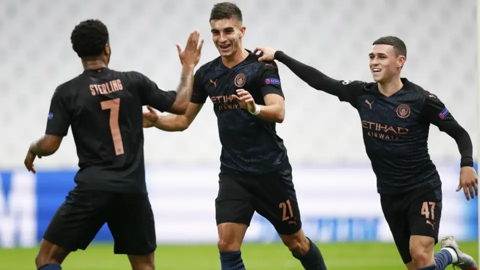 Champions League: Manchester City goleó al Olympique Marsella a domicilio
