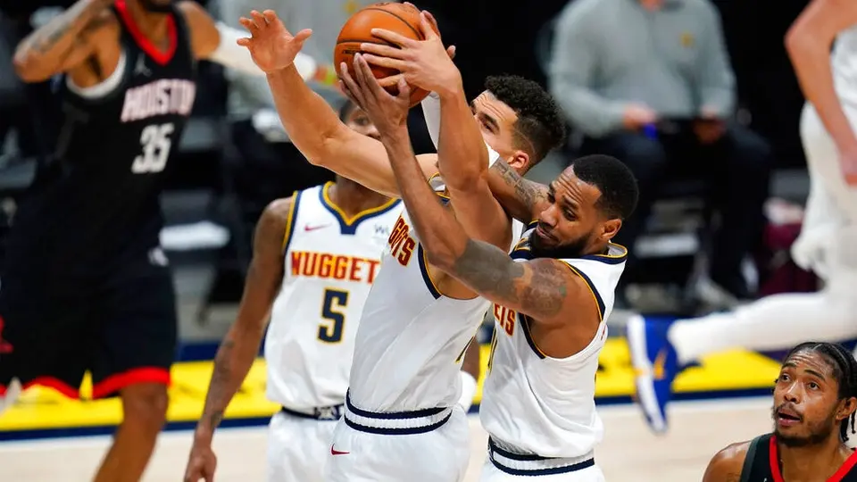 NBA: Denver Nuggets firmó su primera victoria de la temporada ante los Rockets