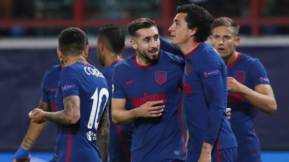 Héctor Herrera: Con asistencia del mexicano, Atlético empató con Lokomotiv en Champions