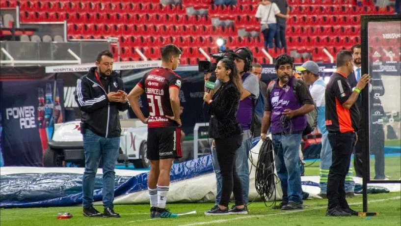 Mafer Alonso, hija de Emilio Fernando Alonso, estuvo en cancha en el Atlas vs Pumas