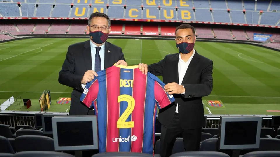 Sergiño Dest: 'Es un sueño hecho realidad jugar en el Barcelona'