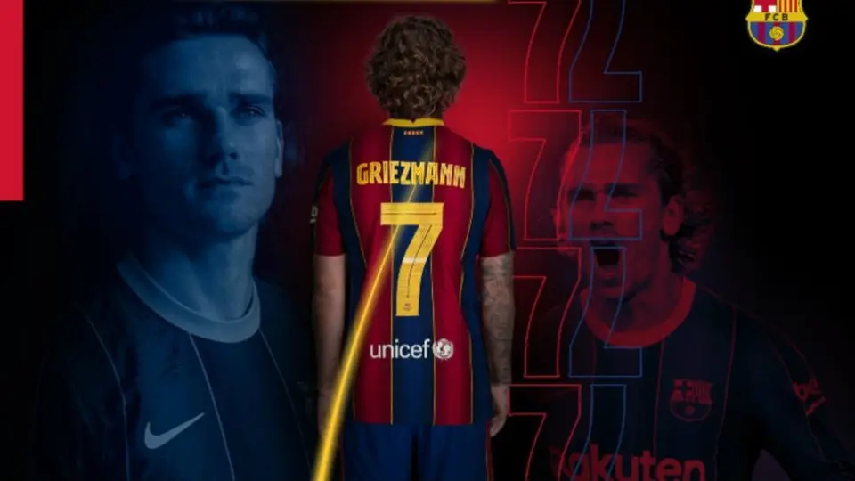 Video: Antoine Griezmann presentó su nuevo dorsal en Barcelona con Kevin Durant