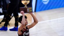 NBA All Star: Anfernee Simons se coronó Campeón del concurso de clavadas