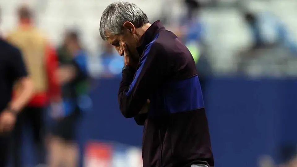 Barcelona: Quique Setién no renunció luego de humillación en Champions