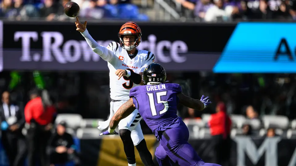 Bengals aplasta a Ravens con gran actuación de Joe Burrow al lanzar cuatro touchdowns