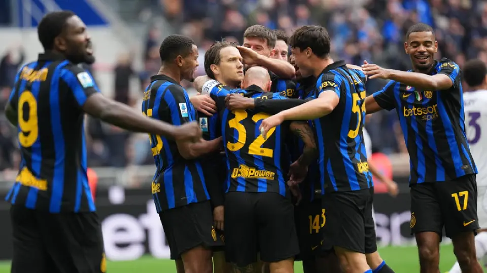Inter de Milán tras derrotar a la Fiorentina en Serie A | AP