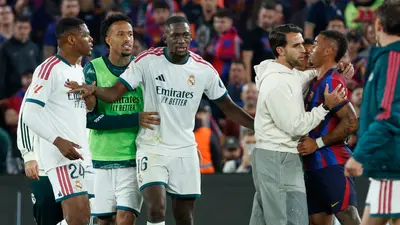 Con conato de bronca: así terminó el Barcelona vs Real Madrid