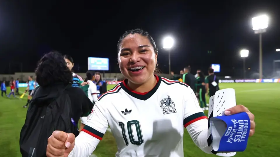 Citlali Reyes en celebración con la Selección Mexicana en el Mundial Sub-17 | www.fifa.com