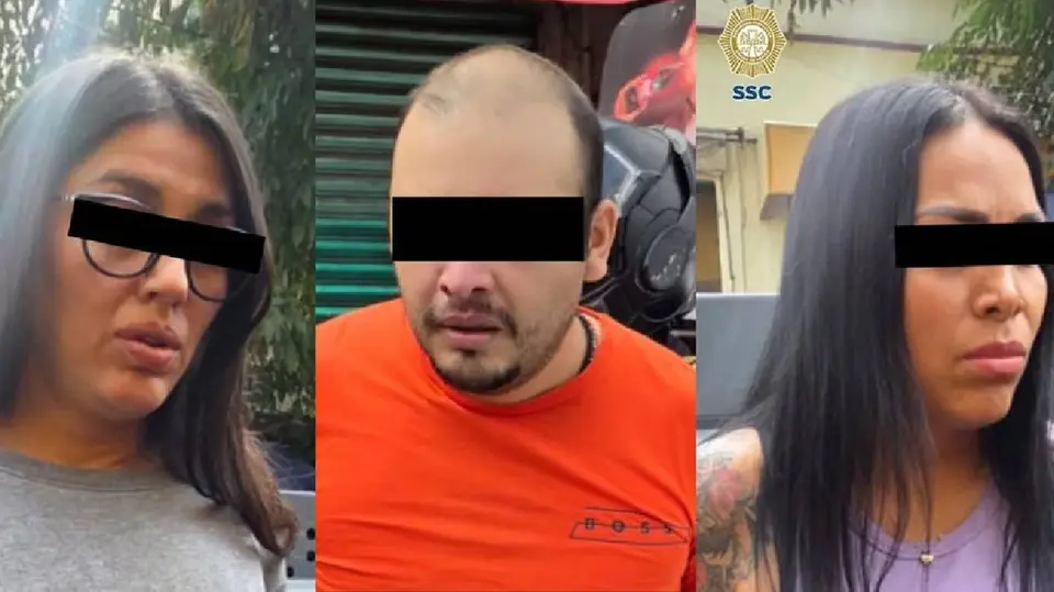 Autoridades capitalinas detuvieron a tres personas presuntamente relacionadas con el atropellamiento de Mario Puga./ SSC