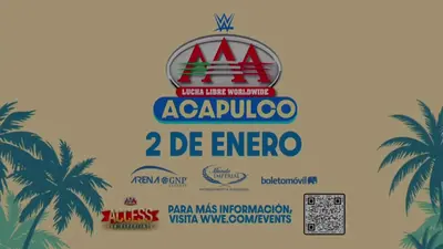 ¡Feliz Año Nuevo! WWE y AAA llegarán a Acapulco para arrancar el 2027