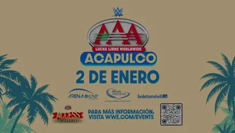 ¡Feliz Año Nuevo! WWE y AAA llegarán a Acapulco para arrancar el 2027