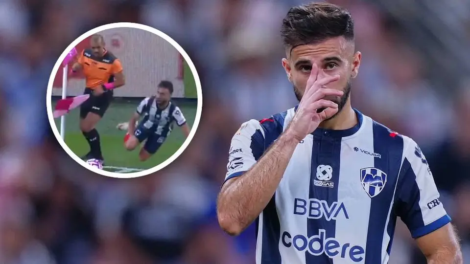 ¡El blooper del día! Diego Rossi tropieza con el árbitro asistente en un córner
