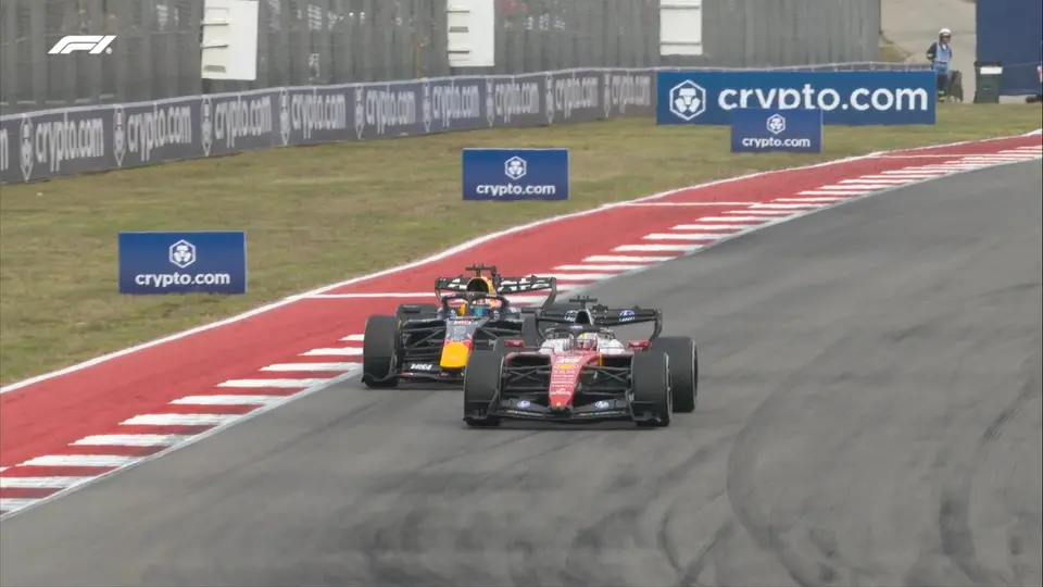 Leclerc y Verstappen en batalla en el Gran Premio de Estados Unidos 2026 | X: @F1