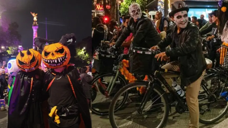 ¡No rodaban!: Así se vivió el paseo nocturno en Reforma por el día de muertos 2026