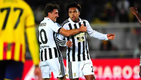 Juventus recupera la sonrisa ante Lecce con Douglas Luiz como figura