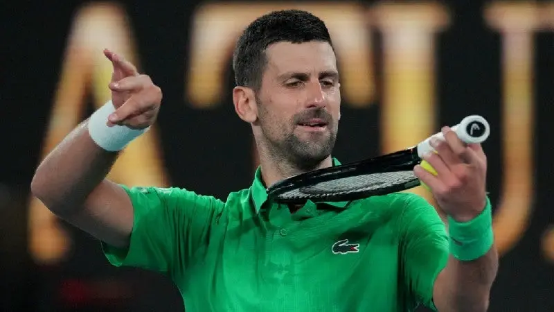 Novak Djokovic en el Australia Open 2026 I AP
