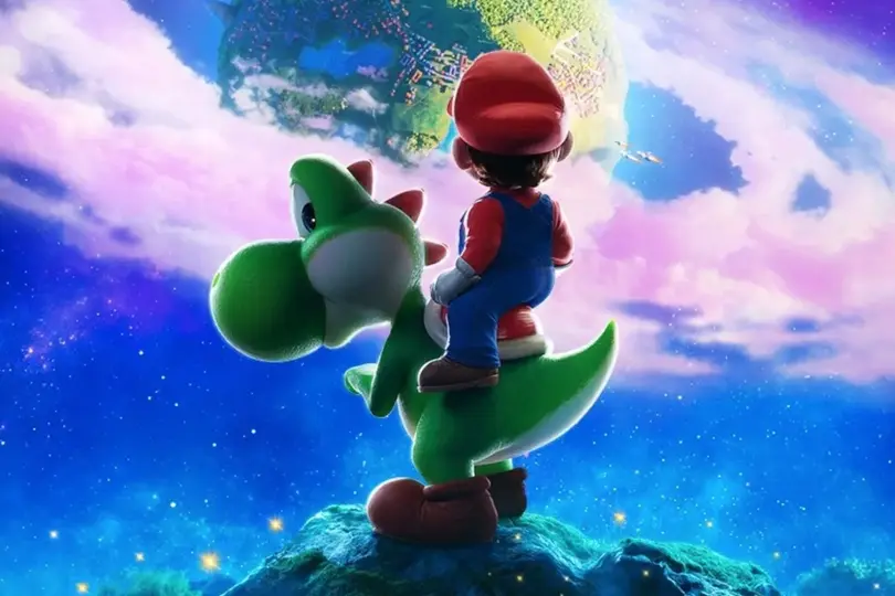 La segunda escena, que aparece al final de todos los créditos, ofrece un adelanto más claro del futuro de la historia. / The Super Mario Galaxy Movie