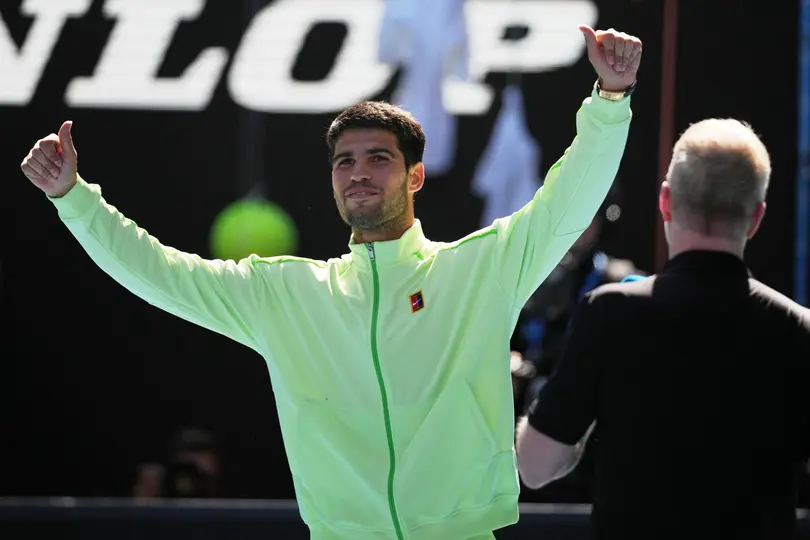 Carlos Alcaraz avanza en el Australian Open | AP