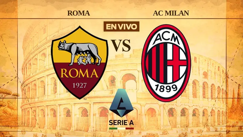 Roma vs AC MIlan EN VIVO Serie A Jornada 22