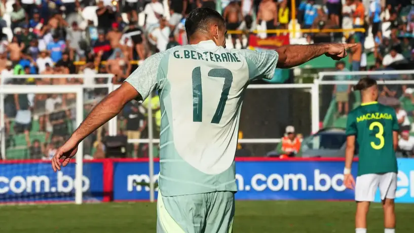Germán Berterame anotó el único gol del partido del Tri ante Bolivia
