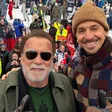 Zlatan Ibrahimovic presume foto junto a Arnold Schwarzenegger