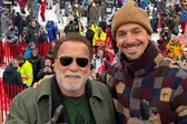 Zlatan Ibrahimovic presume foto junto a Arnold Schwarzenegger