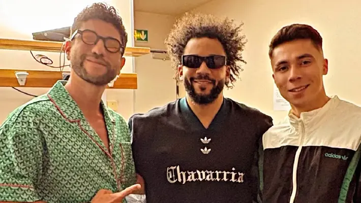 Rodrigo Huescas y Marcelo posan juntos en la semana de la moda en París