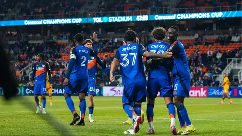 Jugadores de Cincinnati festejando un gol ante O&M| X @fccincinnati