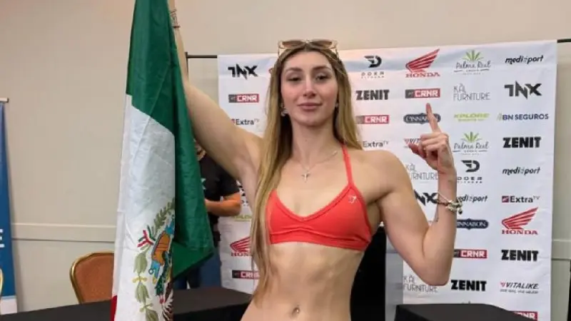 Regina Tarín en ceremonia de pesaje I IG:@regina_tarin