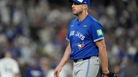 Max Scherzer en el Juego 3 de la Serie Mundial 2026 | AP