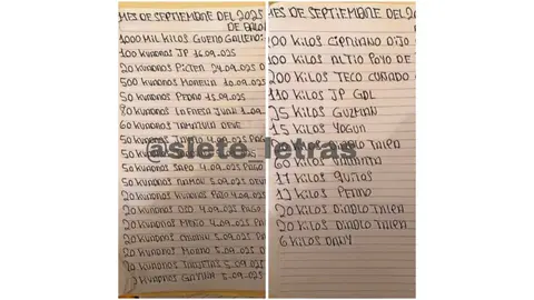 Los registros incluyen ingresos obtenidos por la operación ilegal de máquinas tragamonedas./ X:@siete_letras