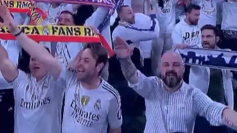 Aficionado de Real Madrid fue acusado de realizar un gesto nazi | CAPTURA